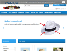 Tablet Screenshot of italcaps.com